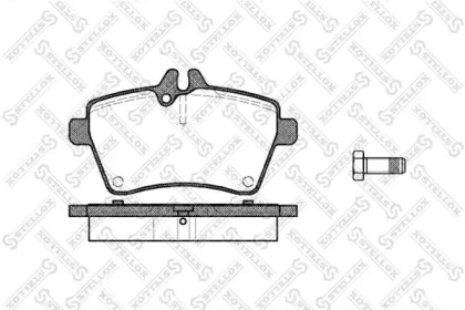 Комплект тормозных колодок STELLOX 1155 000L-SX